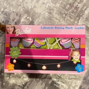Barbie Cupcake String Lights - Pink and Green